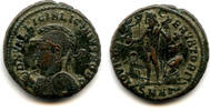 Antike Bronze follis of Licinius II (317-324 CE), Heraclea, Roman Empire (RIC 54) -