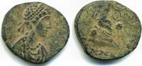 Antike Scarce AE3 of Aelia Eudoxia, wife of Arcadius , Nicomedia, Roman Emp -
