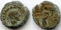 Antike Potin tetradrachm of Emperor Maximianus Herculius , Alexandria mint, -