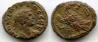 Antike Potin tetradrachm of Emperor Probus , Alexandria mint, Roman Empire -