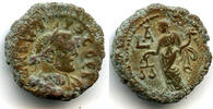 Antike potin Nice tetradrachm of Emperor Carus , Alexandria mint, Roman Emp -