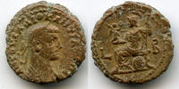 Antike Potin tetradrachm of Diocletian , Alexandria, Roman Empire - type wi -