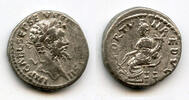 Antike FORTVN REDVC silver   of Septimius Severus , Emesa, Roman Emp denarius 193-211 AD 