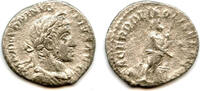 Antike denarius Scarcer silver of Elagabalus , Roman Empire -