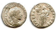 Antike denarius LIBERALITAS silver of Alexander Severus , Rome, Roman Empir -