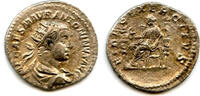 Antike antoninianus Rare silver of Elagabalus , Roman Empire -