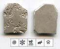 Antike Silver karshapana, Nanda period (c.345-323 BC), Magadha, India (G/H #428) -