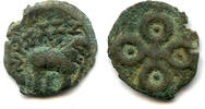 Antike potin Rare karshapana w/full legend, Satakarni I/II, c.70-25 BC, Satavahanas, In -