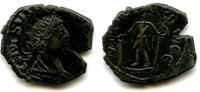 Antike Barbarous VIRTVS radiate of Tetricus II, c.270-280 AD, Roman Gaul -