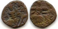 Mittelalter Bronze stater of Sangrama Deva , pre-Islamic Kashmir, India -