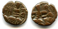 Mittelalter Bronze stater of Sangrama Deva , pre-Islamic Kashmir, India -