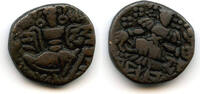Mittelalter Bronze stater of Queen Didda Rani , Kashmir Kingdom, India -