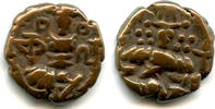 Mittelalter Bronze stater of Kalasha Raja Deva , Hindu Kashmir, India -