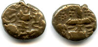Mittelalter AE stater Late issue of King Harsha , Kashmir Kingdom, India -