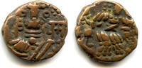 Mittelalter Bronze stater of Kalasha Raja Deva , Hindu Kashmir, India -