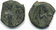 Antike AE15 of Aretas IV (ca.9 BC - 40 AD) and Shaquilath, Nabatea (Meshorer 97) -