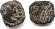 Antike obol Nice billon of Srio Shaho (after ca.576 AD), Turko-Hepthalites in Gandhara -