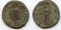 Roman Bronze antoninianus of Maximianus Herculius , Lyons mint, Roman Empire -