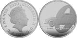 James Bond 007 2 Pounds + Stamps in SET 2020 PROOF