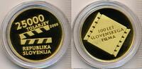 Slovenia 25000 Tolar Gold Film -