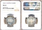 AUSTRIA 1 FLORIN 1861 NGC MS 63 135,00 EUR  + 12,50 EUR frais d'envoi
