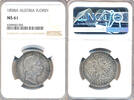 AUSTRIA FLORIN 1858A Gulden 1858 A Franz Joseph NGC MS 61 115,00 EUR  + 12,50 EUR frais d'envoi