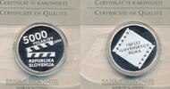 Slovenia 5000 Tolar Film -