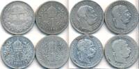 Austria 1 Korona 1893,1895,1896,1901 Franz Joseph I SS-VZ 32,00 EUR  + 7,50 EUR frais d'envoi