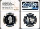 PLATINUM 1 oz Medal George Washington farewell to his officers -