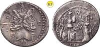 Römische Republik Denar 119 v.Chr. M.Furius L. f. Philus TTB+