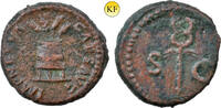 Römisches Kaiserreich Quadrans Nerva, 96-98, Quadrans with modius and caduceus, -