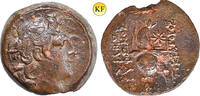 Königreich Syrien Bronze Tryphon, circa 142-138 BC, minted in Antiochia, -