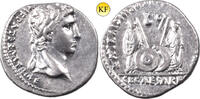 Denar 2-1 v.Chr., Lugdunum, Römisches Kaiserreich Augustus, Caius und Lucius Caesares, vorzüglich