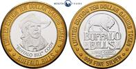  10 $  Jeton  USA Buffalo Bill s Casino Jeton,  Buffalo Bill  Cody, Limited Edition Gaming Token vz