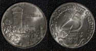 Rothenburg 25 Pfennig Strafturm - Notgeld - gute Erhaltung -