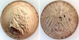 Deutschland 1911 3 Mark Luitpold Bayern 90. Geburtstag vz J 049 Luitpold SUP