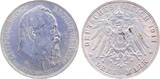 Deutschland 1911 3 Mark Luitpold Bayern 90. Geburtstag vz J 049 Luitpold SUP