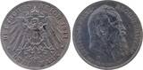 Deutschland 1911 3 Mark Luitpold Bayern 90. Geburtstag vz J 049 Luitpold SUP