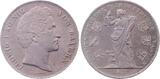 Deutschland  Doppeltaler 1837 Münzvereinigung Bayern vz/stgl EA Ludwig I SPL