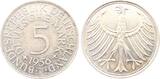Deutschland 5 DM 5 Deutsche Mark 1956 J Erstabschlag vz+ J 387 SUP+