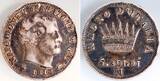 5 Soldi 1813 M, Italien Napoleone min.Rf., schöne Patina Napoleone ss/vz