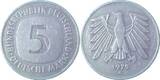 Deutschland  Fehlprägung 5 DM 1975 G starke Lichtenrader Prägung J 415 SUP
