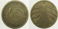 Deutschland 10 Pfennig 10 Reichspfennig 1925 F ss/vz J 317 -