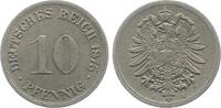 Deutschland 10 Pfennig 10 Pfennig 1875 H ss+ J 004 -