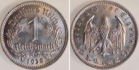Deutschland 1 Reichsmark 1 Reichsmark 1938 A prfr/stgl! J 354 -