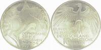 BRD 10 DM Oly. Zeltleinen doppelt -