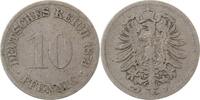 Deutschland 10 Pfennig 10 Pfennig 1873 F s J 004 -
