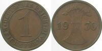 Deutschland 1 Reichspfennig 1 Reichspfennig 1930 E ss/vz J 313 -