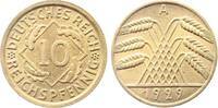 Deutschland 10 Pfennig 10 Reichspfennig 1929 A stgl J 317 -