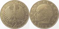 Deutschland 2 DM 2 Mark Max Planck 1959 F magnetisch 2 DM J 392 -
